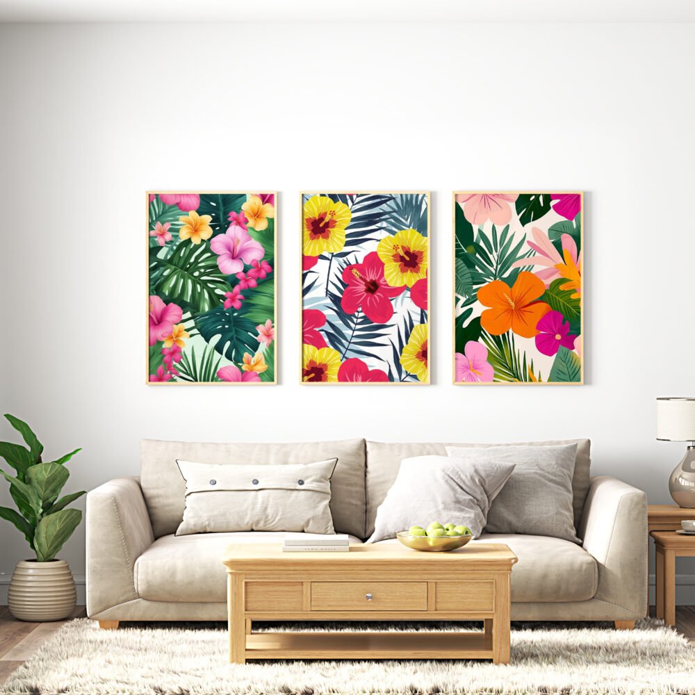Brighten Your Living Space with Colorful Wall Frame