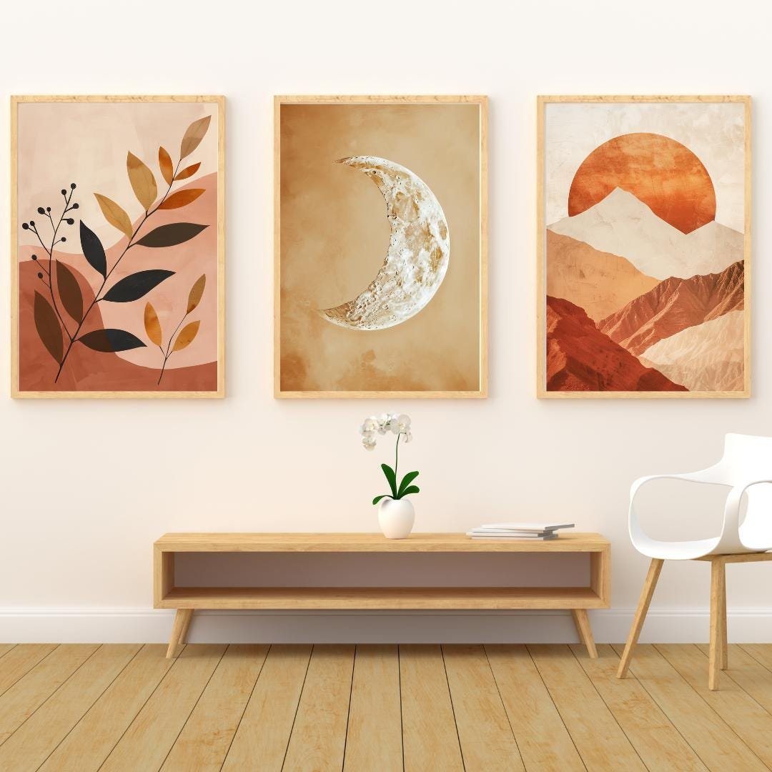 Minimalist Boho Wall Art for Home Decor