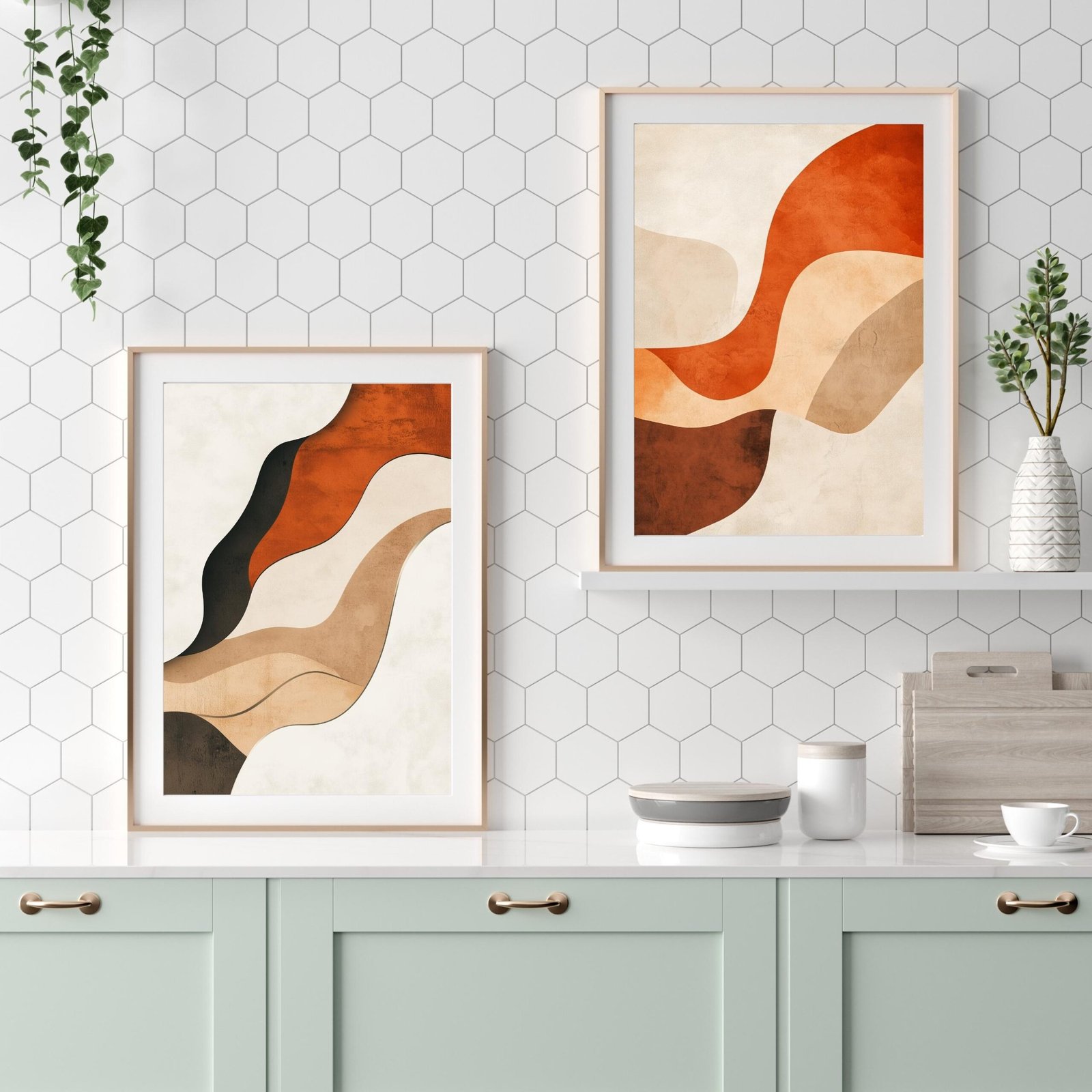 Boho Shape Art for Relaxed Decor