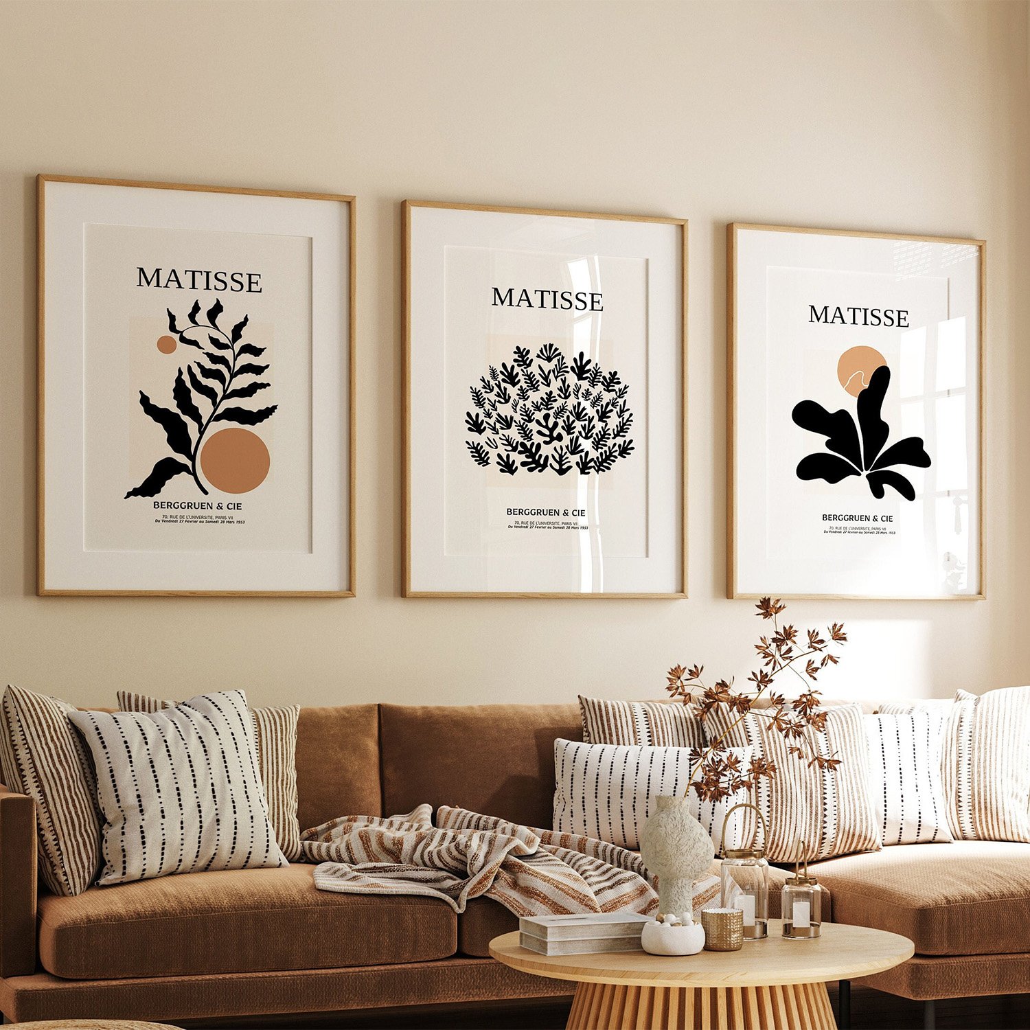 Boho Matisse Wall Art Set